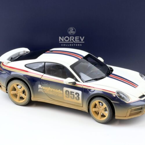 1:18 Norev Porsche 911 (992) Dakar Coupe 2023 Roughroads Dirty - Limited 500 pcs.