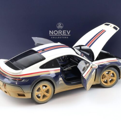 1:18 Norev Porsche 911 (992) Dakar Coupe 2023 Roughroads Dirty - Limited 500 pcs.
