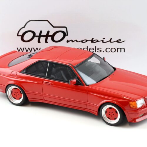 1:18 OTTO mobile OT995 Mercedes 560SEC AMG W126 Coupe Wide Body 1986 red