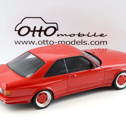 1:18 OTTO mobile OT995 Mercedes 560SEC AMG W126 Coupe Wide Body 1986 red