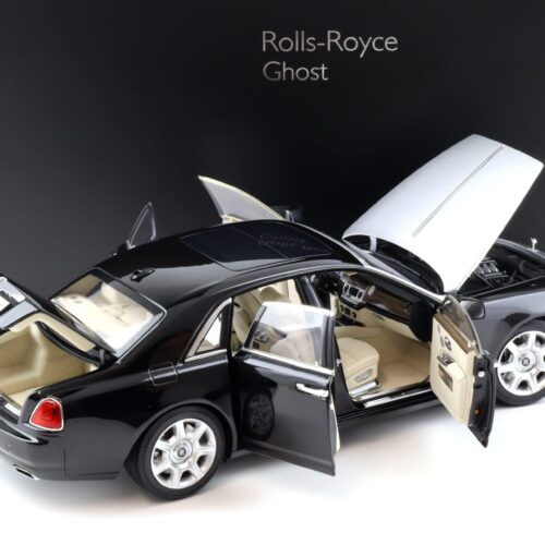 1:18 Kyosho Rolls Royce Ghost 2009 black/ silver KS08802BKS2
