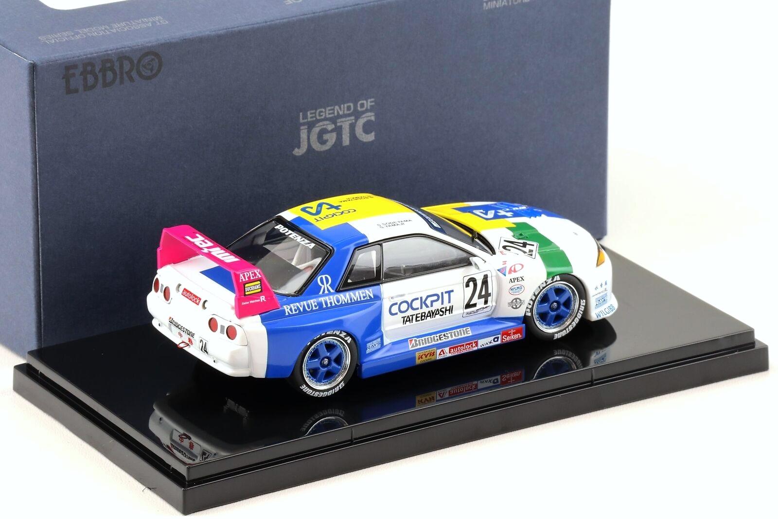 1:43 Ebbro Nissan GT-R R32 COCKPIT TATEBAYASHI GT-R JGTC 1994 #24 Sodeyama/Yamaji