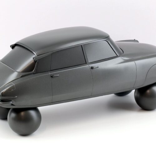 1:12 Norev Citroen DS 19 on balls 1959 Sculpture Skulptur full matt grey - Limited 100 pcs.