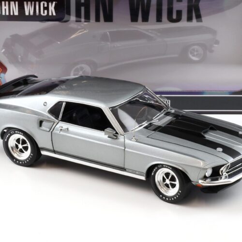 1:18 Highway61 Ford Mustang Boss 429 JOHN WICK grey/ black 1969