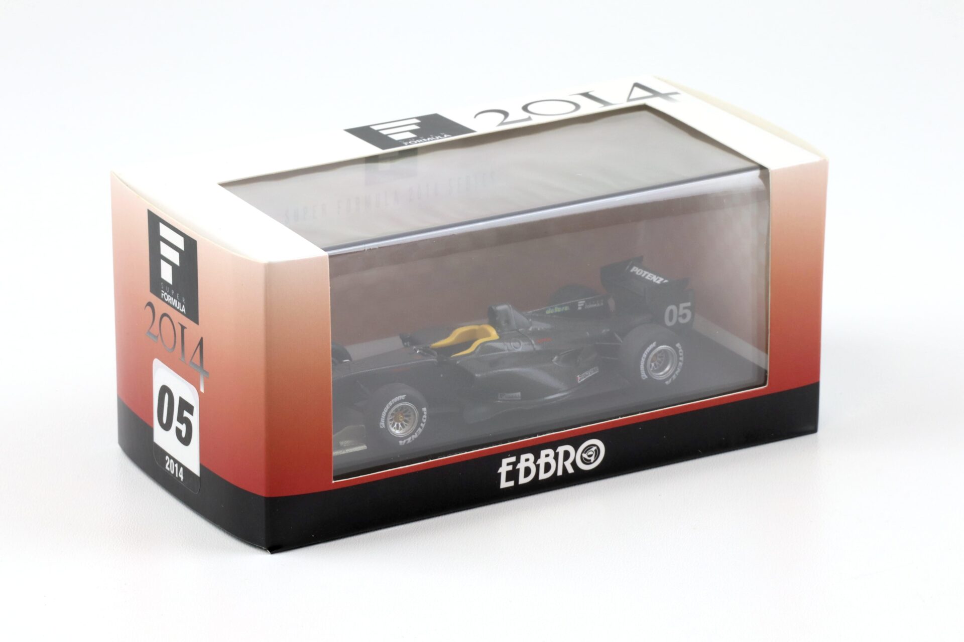 1:43 Ebbro SUPER FORMULA SF14 #05 Shake Down Honda 2014