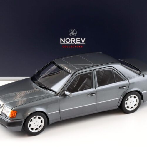 1:18 Norev Mercedes 500 E W124 5.0 V8 Limousine 1990 pearl grey metallic 183946