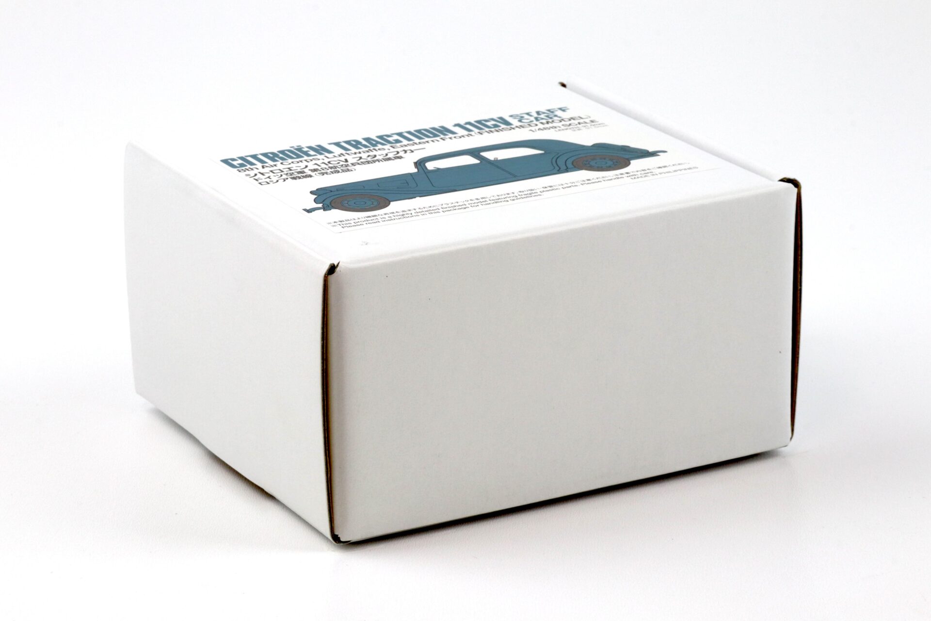 1:48 Ebbro X Tamiya Build Model Citroen Traction 11CV Staff Car 8th Air Corps Luftwaffe green