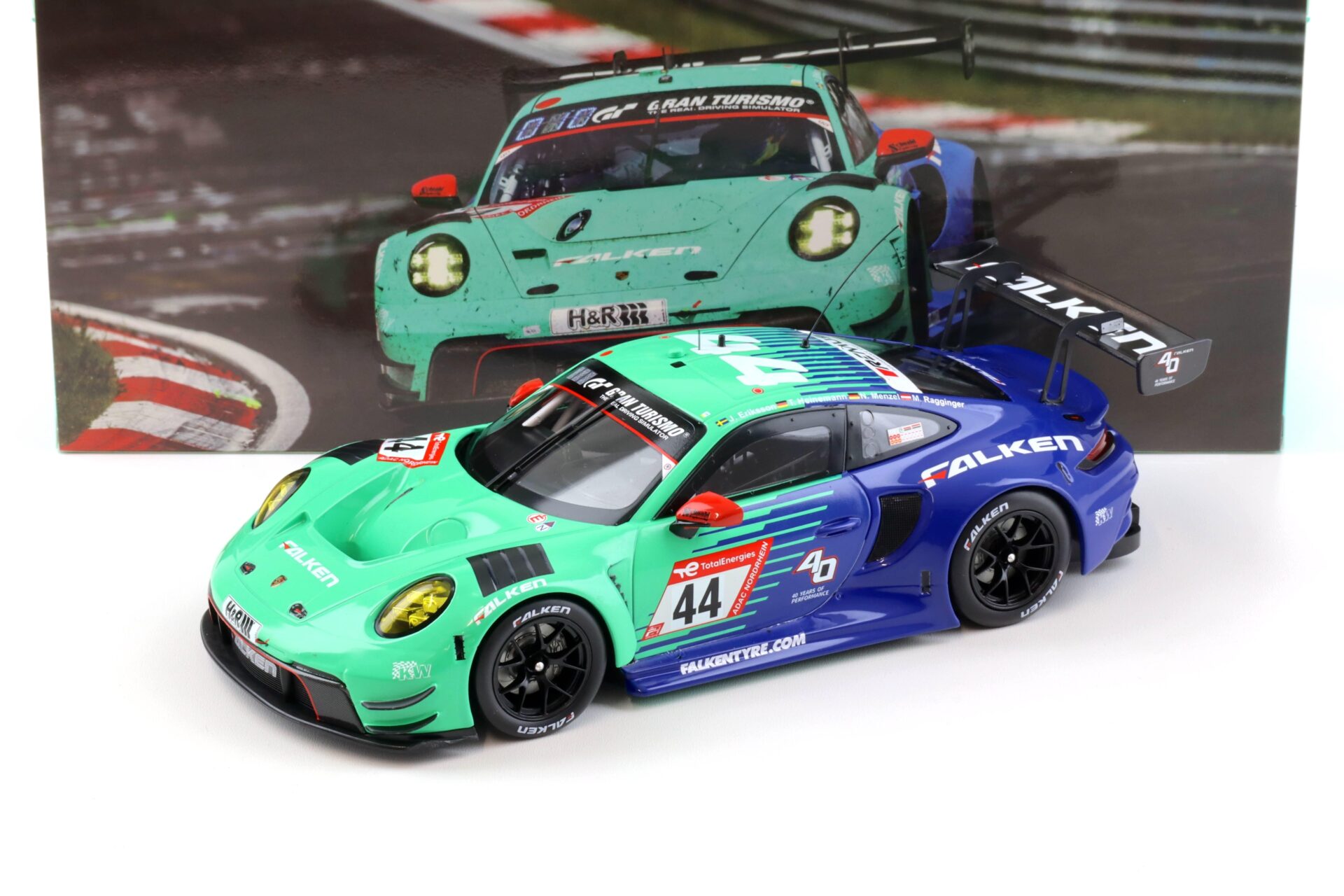 ID 95567 orig.jpg 1:18 IXO Porsche 911 992 GT3 R 24h Nürburgring 2023 #44 FALKEN Eriksson/ Heinemann