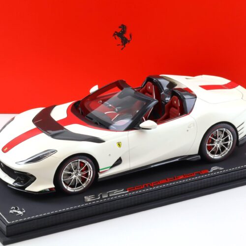 1:18 BBR Ferrari 812 Competizione A Aperta Bianco Italia matt - Limited 70 pcs.