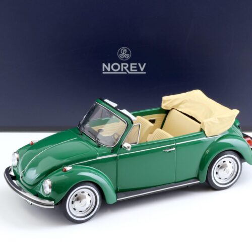 1:18 Norev VW 1303 Käfer Beetle Cabriolet 1973 Sambesi green - Limited 200 pcs.
