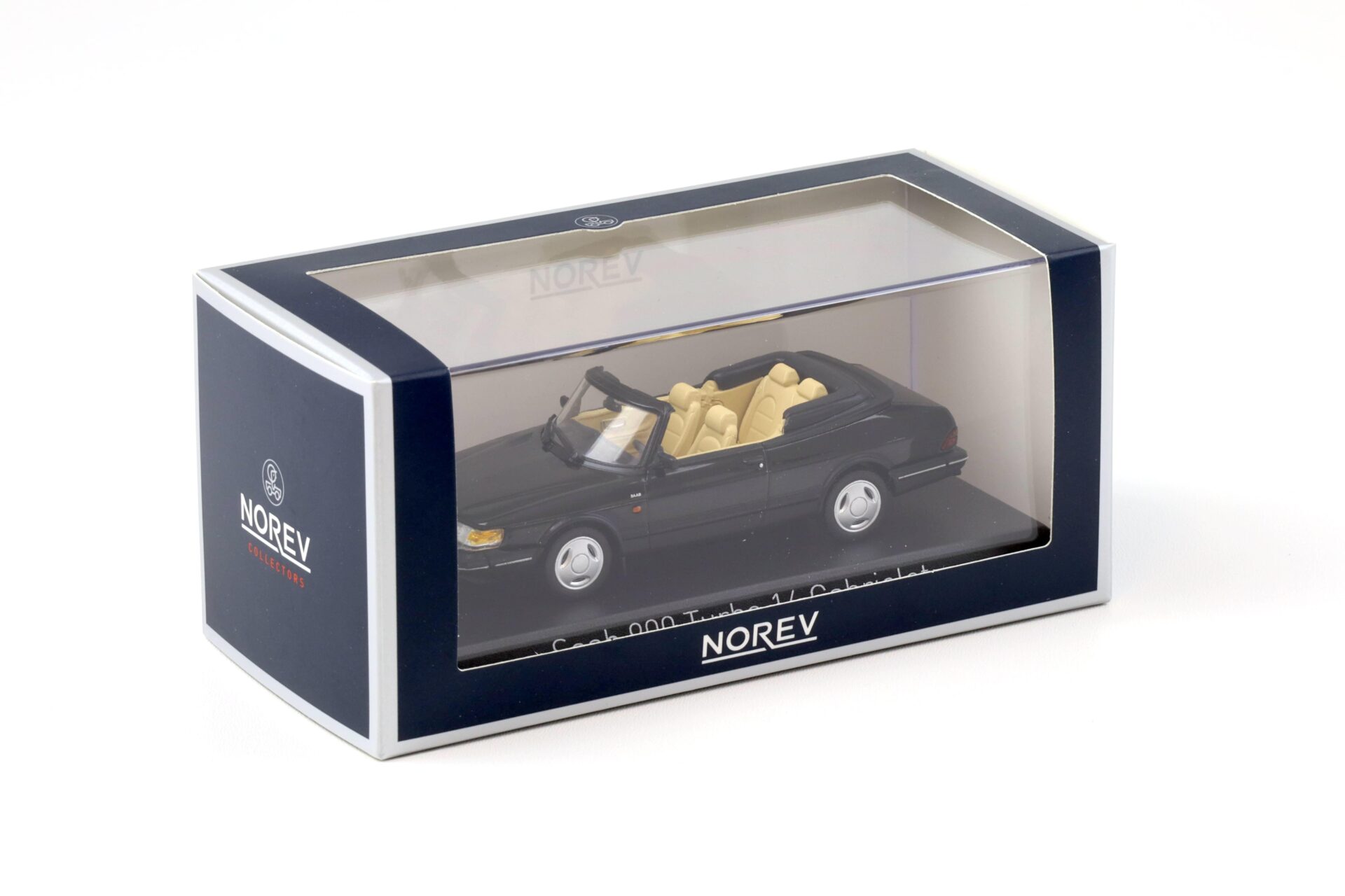 1:43 Norev Saab 900 Turbo 16 Cabriolet 1992 black