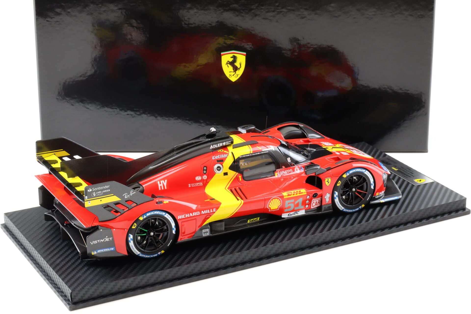 1:18 BBR Competition Ferrari 499P Team AF Corse 2023 #51 WEC 6 hrs of Spa