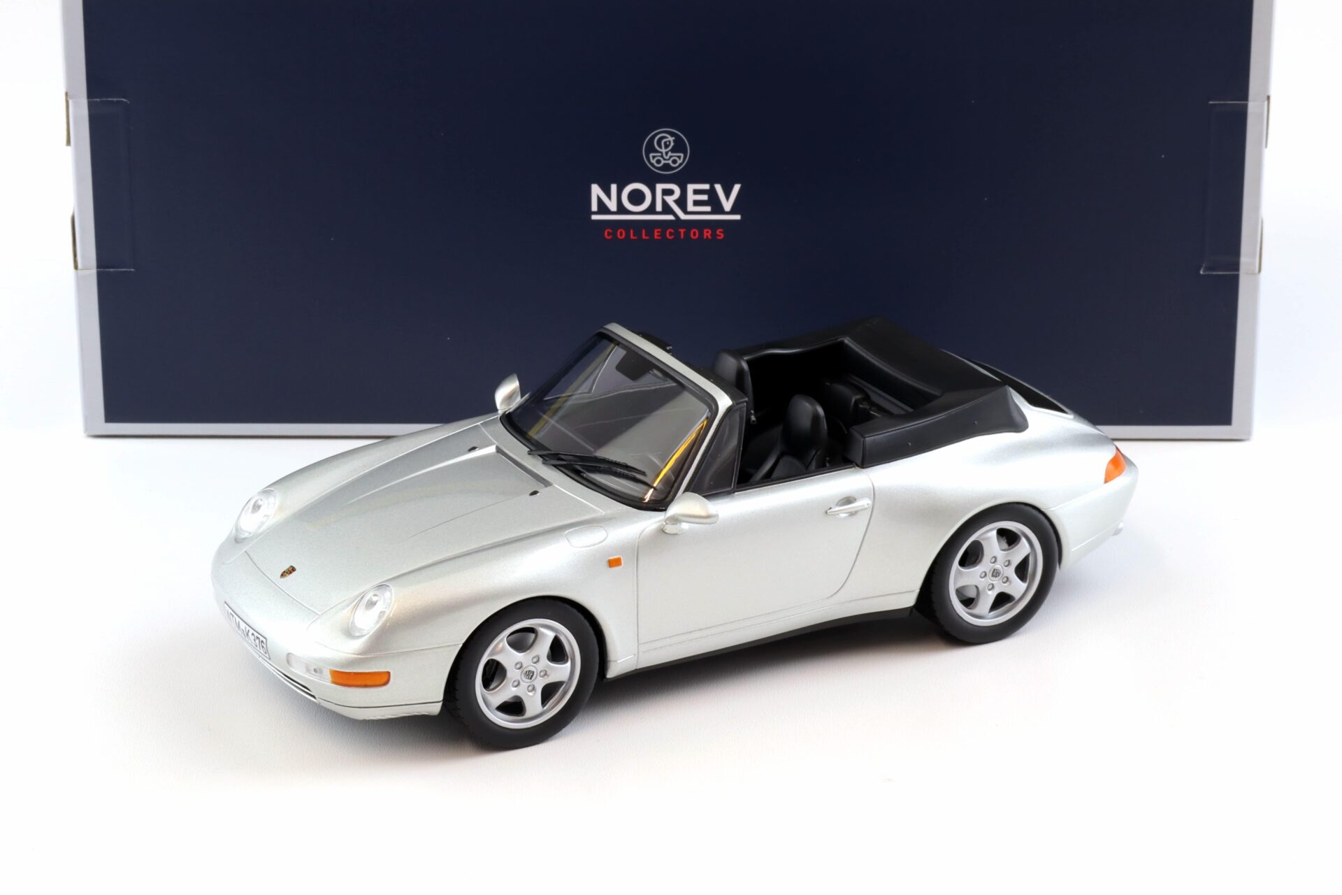 1:18 Norev Porsche 911 993 Carrera Cabriolet 1993 silver 187592