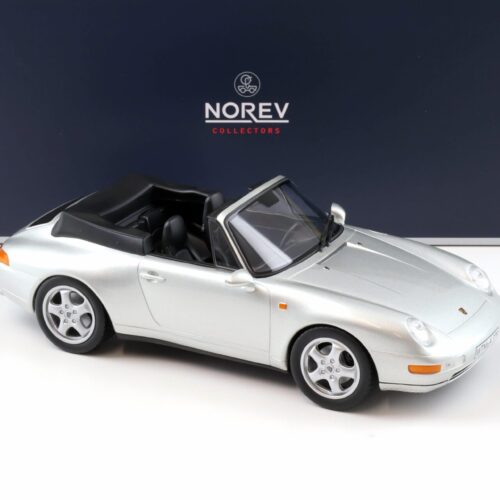 1:18 Norev Porsche 911 993 Carrera Cabriolet 1993 silver 187592
