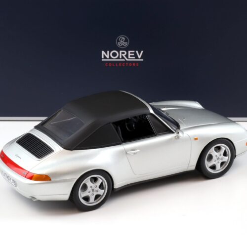 1:18 Norev Porsche 911 993 Carrera Cabriolet 1993 silver 187592