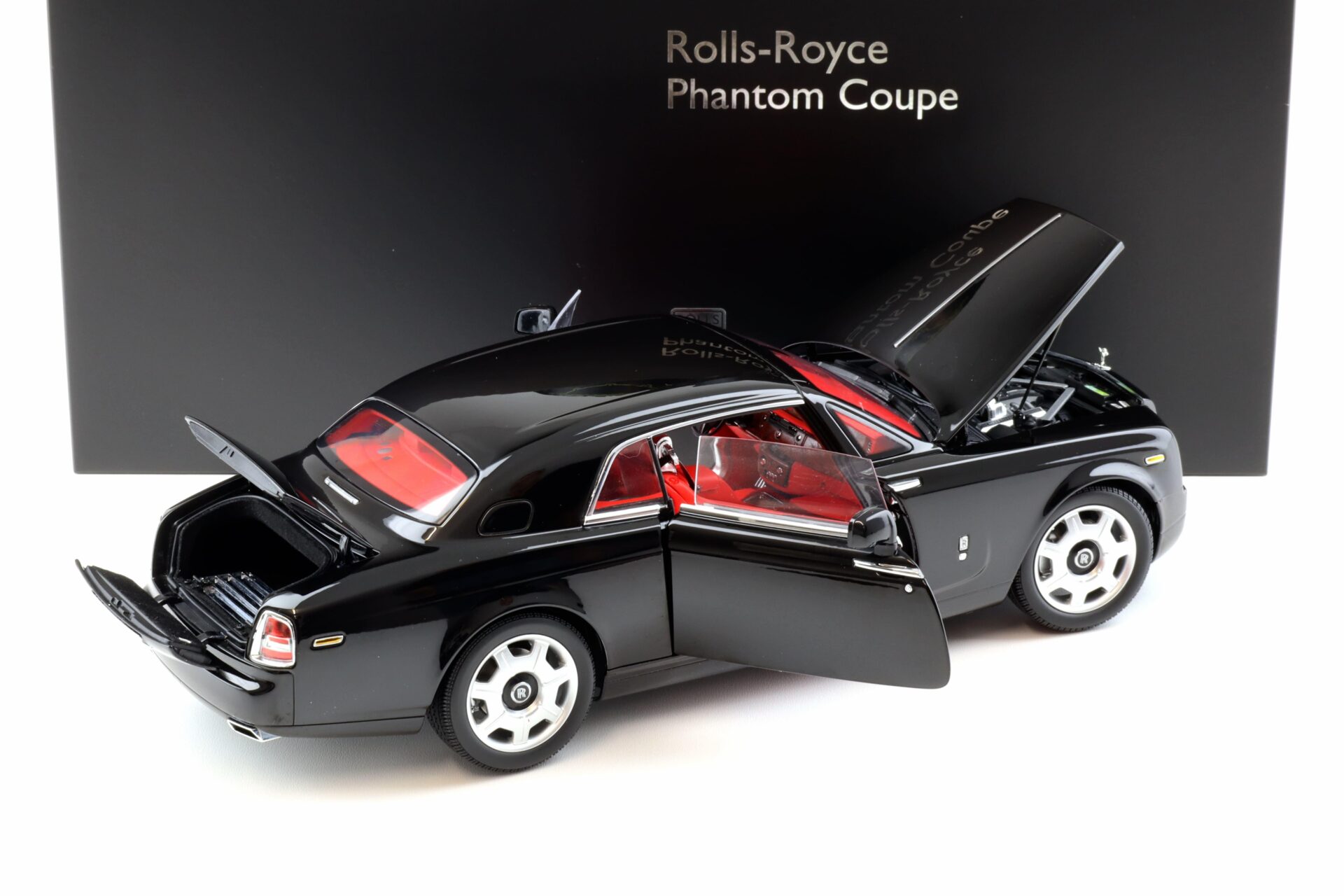 1:18 Kyosho Rolls Royce Phantom Coupe Diamond black KS08862DBK