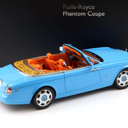 1:18 Kyosho Rolls Royce Phantom Drophead Coupe light blue KS08871BL