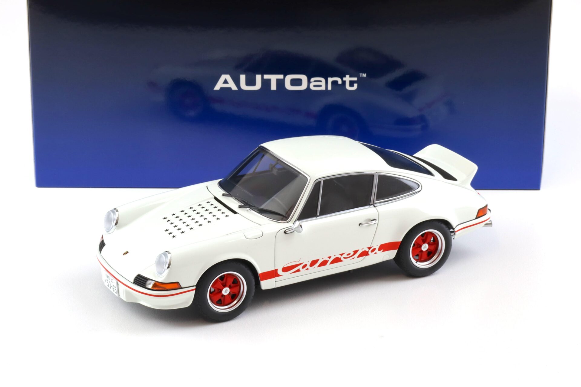 1:18 AUTOart Porsche 911 Carrera RS 2.7 The Circuit of Wolf Grand Prix white 78026