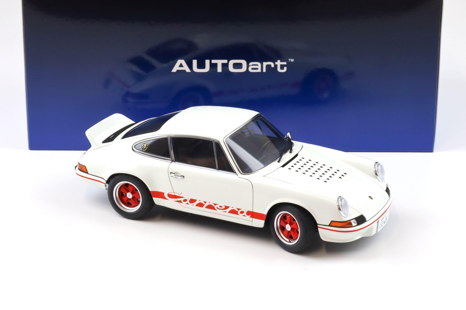 1:18 AUTOart Porsche 911 Carrera RS 2.7 The Circuit of Wolf Grand Prix white 78026