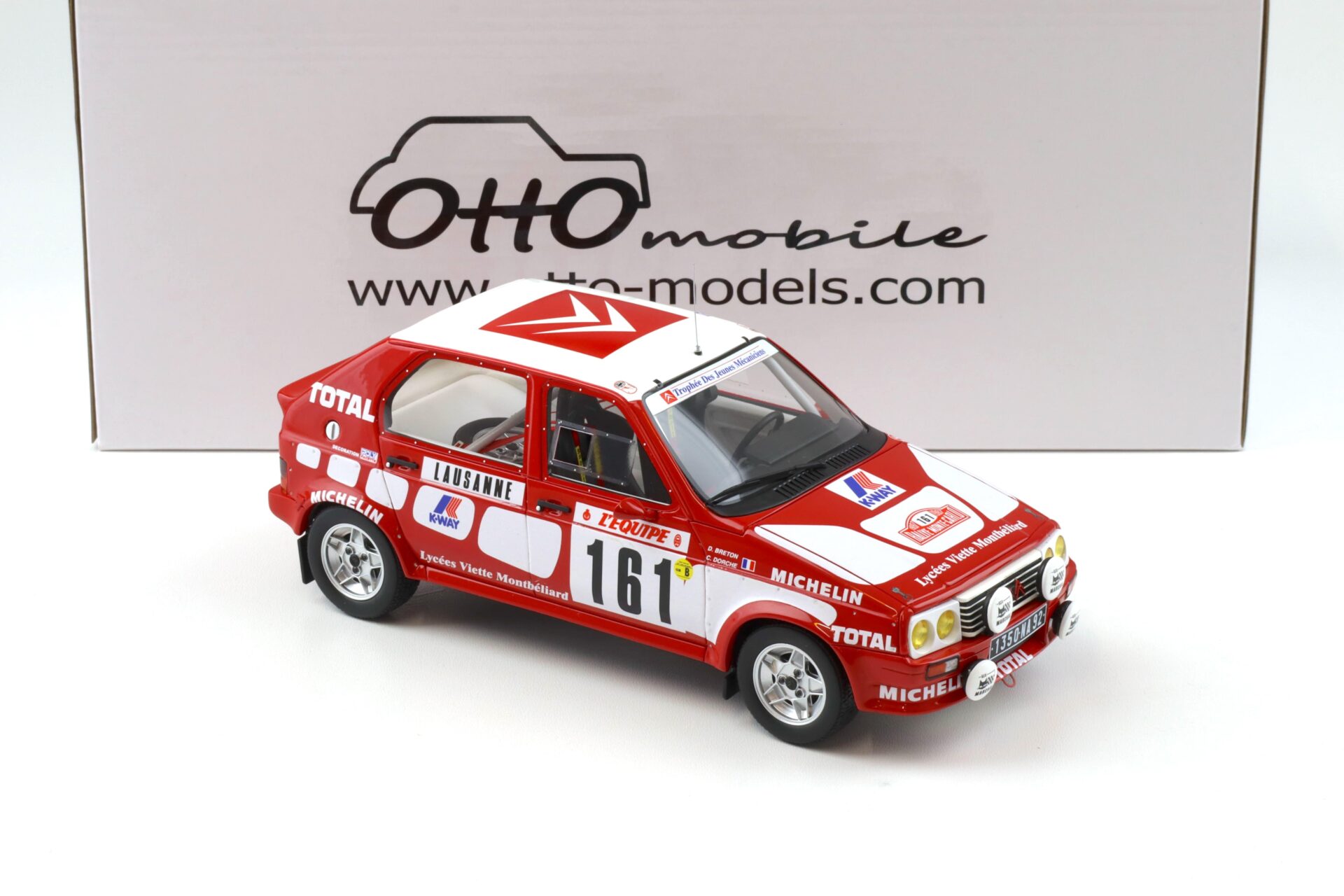 1:18 OTTO mobile OT909 Citroen Visa 1000 Pistes Monte Carlo 1987 Dorche #161