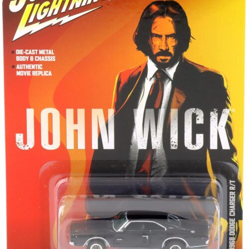 1:64 Johnny Lightning Pop Culture 1968 Dodge Charger R/T John Wick Hitman