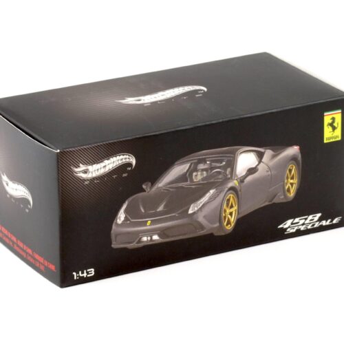 1:43 Hot Wheels Elite Ferrari 458 Speciale Coupe matt black BLY47