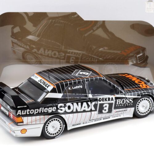 1:18 Solido Mercedes 190E 2.5-16 EVO 2 DTM 1992 K.Ludwig #3 SONAX