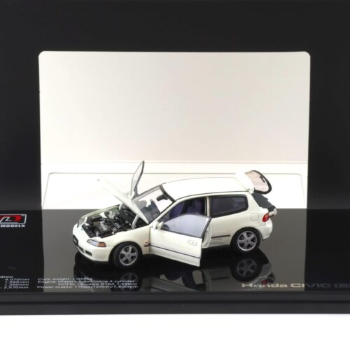 1:43 LCD Models Honda Civic SiR II (EG6) VTEC 1993 white LCD43010-WH