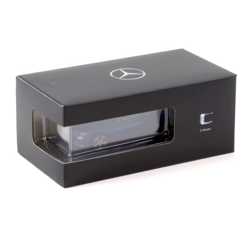 1:43 Herpa Mercedes C-Klasse Limousine (W206) spectral blue 2021 DEALER VERSION