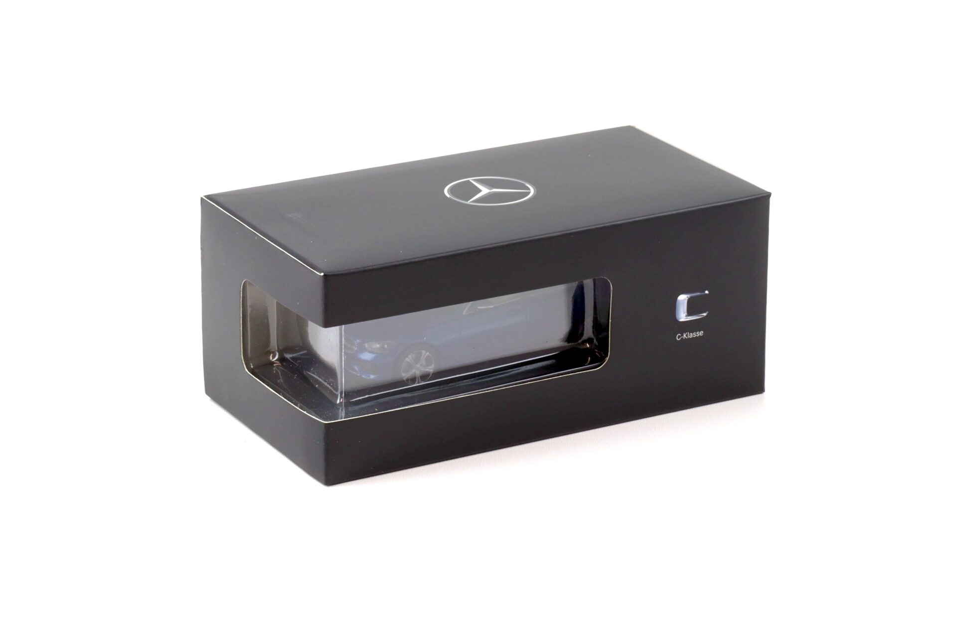 1:43 Herpa Mercedes C-Klasse Limousine (W206) spectral blue 2021 DEALER VERSION