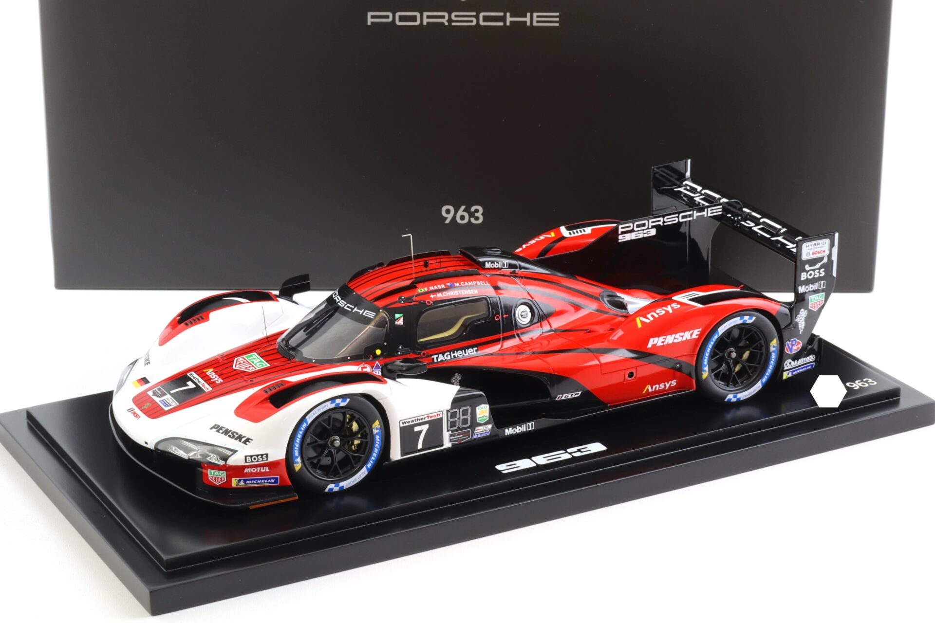 1:18 Spark Porsche 963 #7 - 24h Daytona 2023 Campbell/ Christensen WAP DEALER