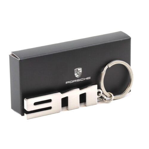 Original Porsche 911 Schriftzug Schlüsselanhänger Keychain Metal WAP DEALER