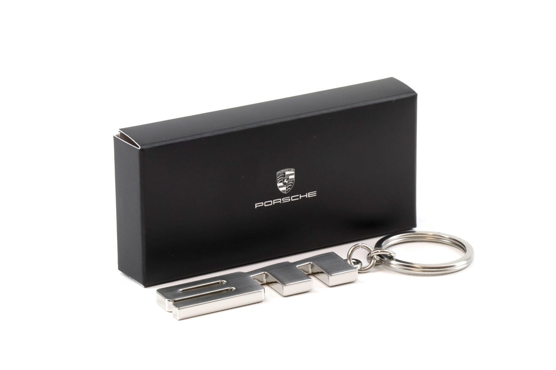 Original Porsche 911 Schriftzug Schlüsselanhänger Keychain Metal WAP DEALER