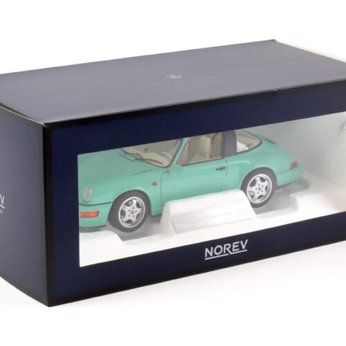 1:18 Norev Porsche 911 (964) Carrera 4 Targa 1991 mint green - Limited 200 pcs.