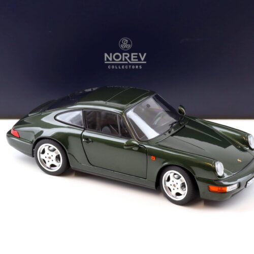 1:18 Norev Porsche 911 (964) Carrera 4 Coupe 1992 green metallic - Limited 200 pcs.