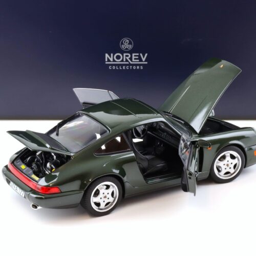 1:18 Norev Porsche 911 (964) Carrera 4 Coupe 1992 green metallic - Limited 200 pcs.