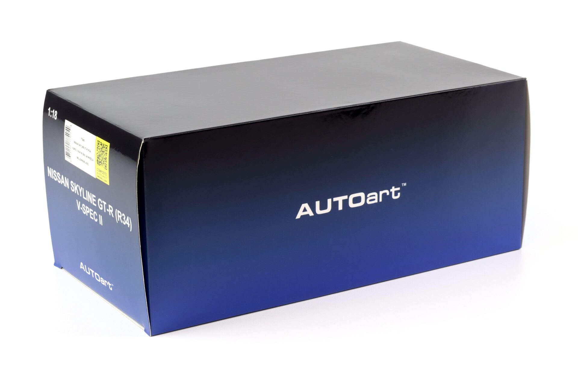 1:18 AUTOart Nissan Skyline GT-R (R34) V-SPEC II NUR BBS LM Wheel Millenium Jade 2001