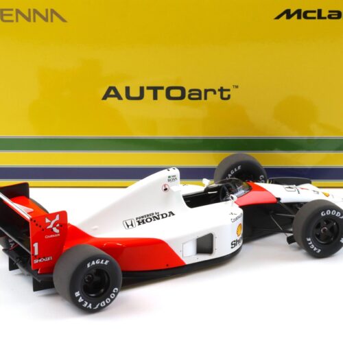 1:18 AUTOart McLAREN Honda MP4/6 Japanese GP 1991 A.Senna #1 without McLaren Logo