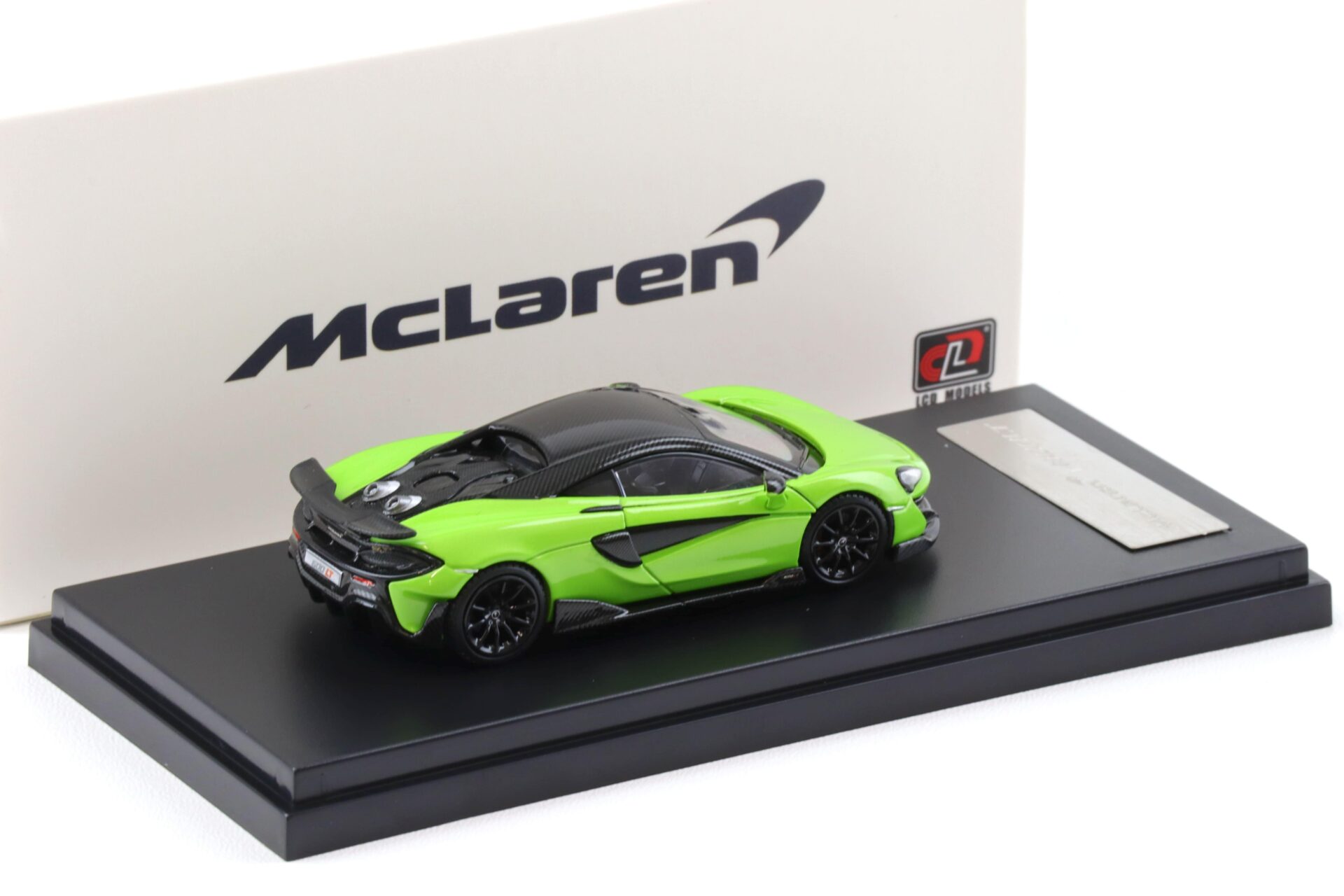 1:64 LCD Models McLaren 600LT Coupe green metallic/ Carbon LCD64007-GR