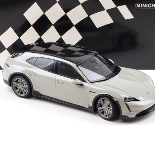 1:18 Minichamps Porsche Taycan Turbo S Cross Turismo 2021 Chalk grey