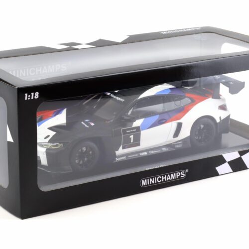 1:18 Minichamps BMW M4 GT3 Presentation 2021 #1 white/blue/red