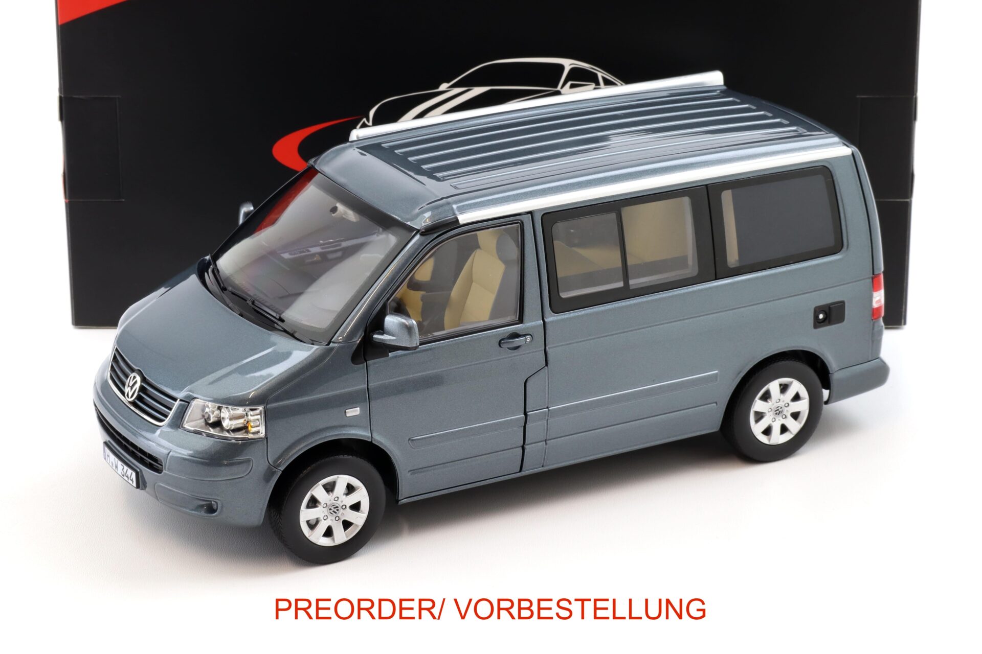 PREORDER 1:18 Norev VW T5 California 2003 Off-Road grey metallic - Limited 1000 pcs.