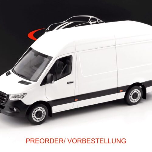PREORDER: 1:18 Norev Mercedes Sprinter Kasten 2018 white - Limited 1000 pcs.