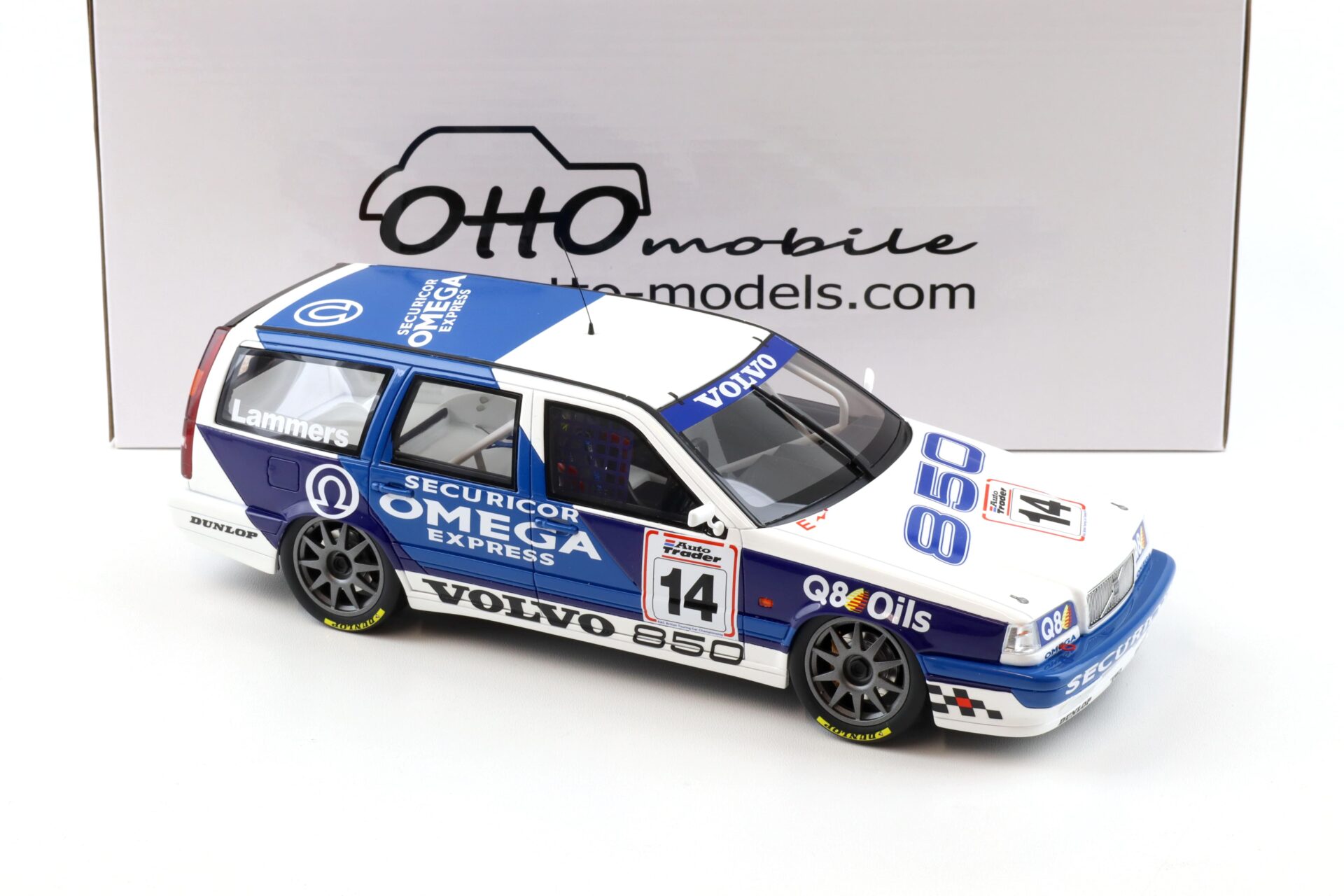1:18 OTTO mobile OT482 Volvo 850 Estate BTCC 1994 Jan Lammers #14 white/ blue