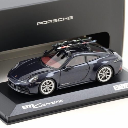1:43 Minichamps Porsche 911 992.2 Carrera Coupe with Ski Carbon black WAP DEALER