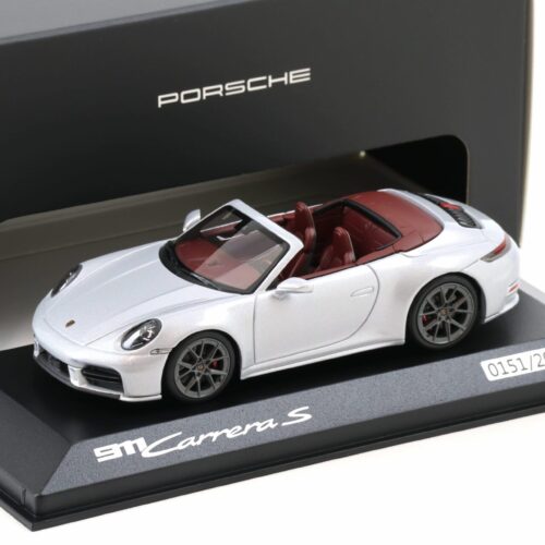 1:43 Minichamps Porsche 911 992.2 Carrera S Cabriolet Ice grey metallic WAP DEALER