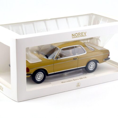 1:18 Norev Mercedes 280 CE Coupe 1980 Sahara yellow