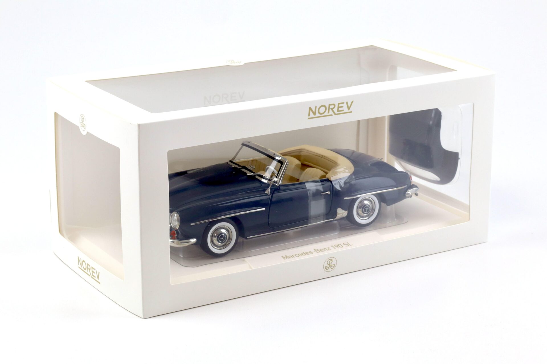 1:18 Norev Mercedes 190 SL Cabriolet 1957 Middle blue