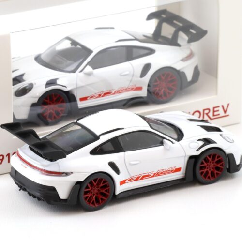1:43 Norev Jet Car Porsche 911 (992) GT3 RS white/ pyro red 2022