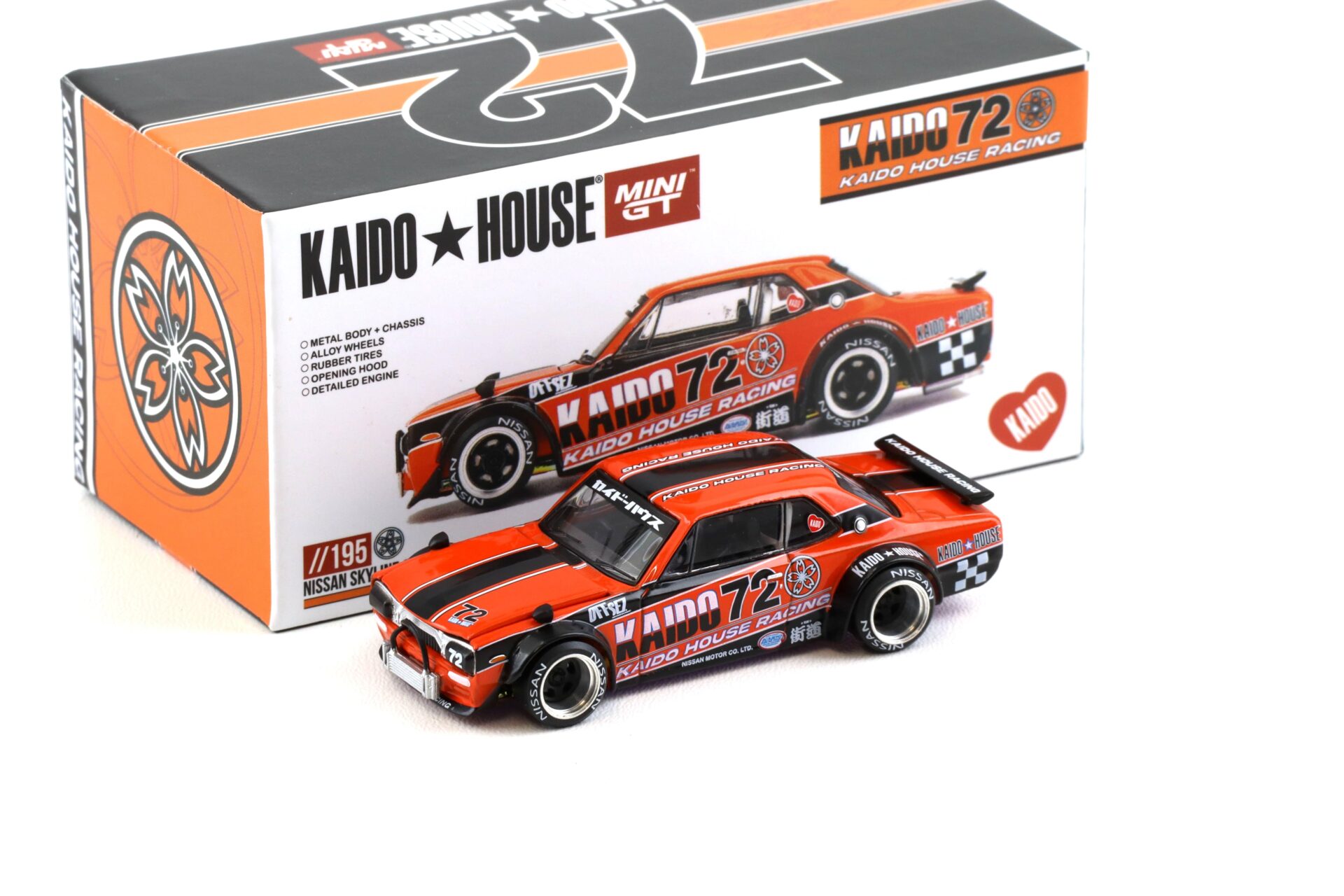 1:64 TSM Mini GT Kaido House Nissan Skyline 2000GT-R KPGC10 Kaido Racing V1